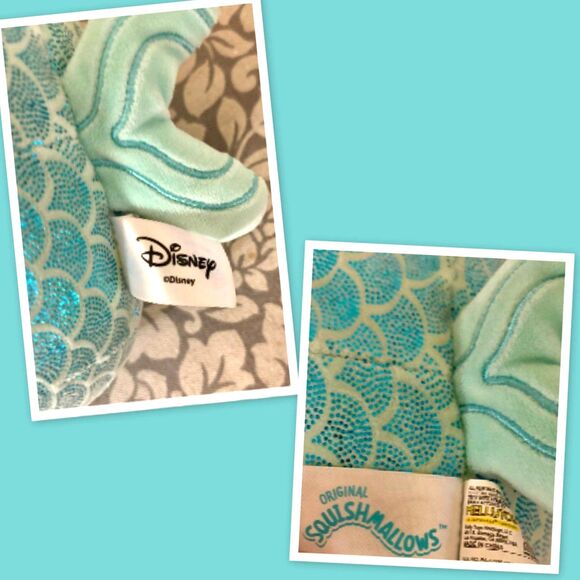 Squishmallows Disney Ariel The Little Mermaid 13" Princess Soft Plush Doll - Picture 3 of 3